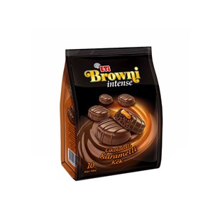 Eti Brownie Intense Mini Caramel 160 G - Baqqalia.com - The Best Shop to Buy Turkish Food and Products - Worldwide Free Shipping for Every Order Above 150 USD