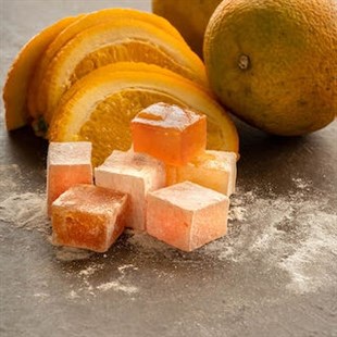 Haci Bekir Orange Turkish Delight 325g - Shop Turkish Delight at Baqqalia.com - Best Brands and Products - Free Worldwide Shipping Over $150