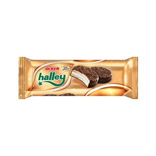 Halley Chocolate Coated Sandwich Biscuit 8 Pcs 240 G - Baqqalia.com - The Best Shop to Buy Turkish Food and Products - Worldwide Free Shipping for Every Order Above 150 USD