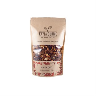 Kayla Gurme Strawberry Tea (250 gr) - Baqqalia.com - The Best Shop to Buy Turkish Food and Products - Worldwide Free Shipping for Every Order Above 150 USD