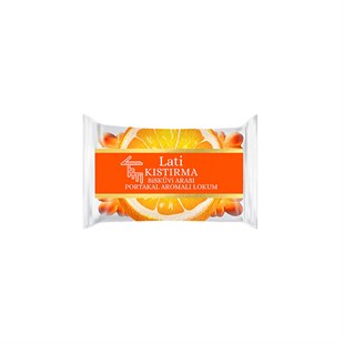 Lati Turkish Delight with Orange Flavor between Crumpled Biscuit 36 Gr - Baqqalia.com - The Best Shop to Buy Turkish Food and Products - Worldwide Free Shipping for Every Order Above 100 USD
