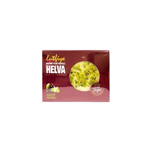 Lütfiye Tahini Halva with Organic Grape Molasses and Pistachio (No Sugar Added) - Baqqalia.com - Best Shop to Buy Turkish Food and Products - Free Worldwide Express Delivery over $150 - 