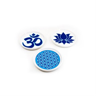 SMALL PORCELAIN PLATE SET | BLUE - Baqqalia.com - The Best Shop to Buy Turkish Food and Products - Worldwide Free Shipping for Every Order Above 150 USD