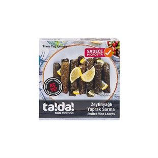Tada Yaprak Sarma with Olive Oil 190 GR - Baqqalia.com - The Best Shop to Buy Turkish Food and Products - Worldwide Free Shipping for Every Order Above 100 USD