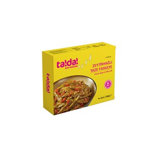 Tada Fresh Beans with Olive Oil 250 G- Baqqalia.com - The Best Shop to Buy Turkish Food and Products - Worldwide Free Shipping for Every Order Above 100 USD