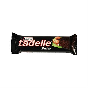 Tadelle Dark Chocolate Wafer 35 G- Baqqalia.com - The Best Shop to Buy Turkish Food and Products - Worldwide Free Shipping for Every Order Above 150 USD