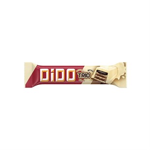 Ülker Dido Trio White-Milk-Dark Chocolate Wafer 36.5G - Baqqalia.com - The Best Shop to Buy Turkish Food and Products - Worldwide Free Shipping for Every Order Above 150 USD