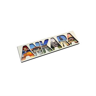 WOODEN LETTER MAGNET (ANKARA) - Baqqalia.com - The Best Shop to Buy Turkish Food and Products - Worldwide Free Shipping for Every Order Above 150 USD