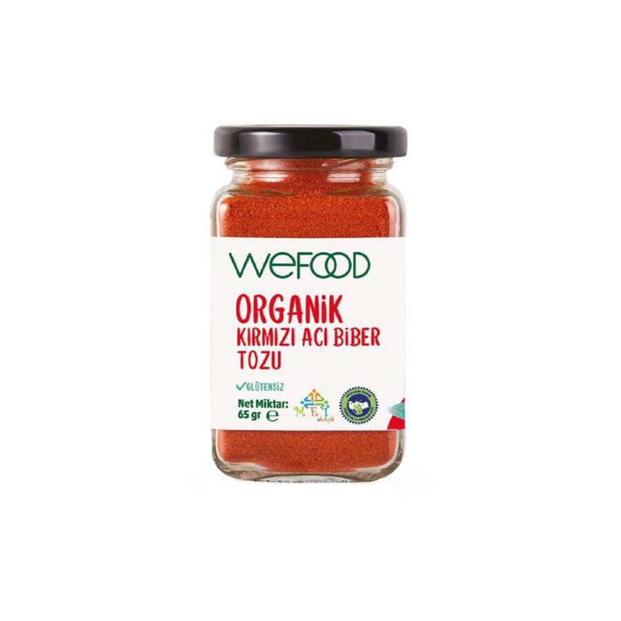Wefood Organic Hot Red Chilli Powder 65 G.
