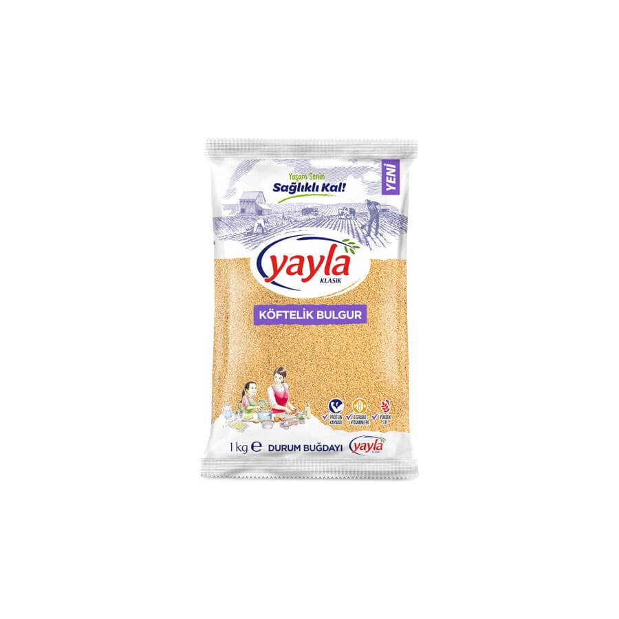 Yayla Bulgur for Rice 1 Kg - Baqqalia.com - The Best Shop to Buy Turkish Food and Products - Worldwide Free Shipping for Every Order Above 100 USD