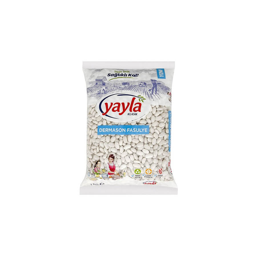 Yayla Dermason Beans 1 Kg - - Baqqalia.com - The Best Shop to Buy Turkish Food and Products - Worldwide Free Shipping for Every Order Above 100 USD