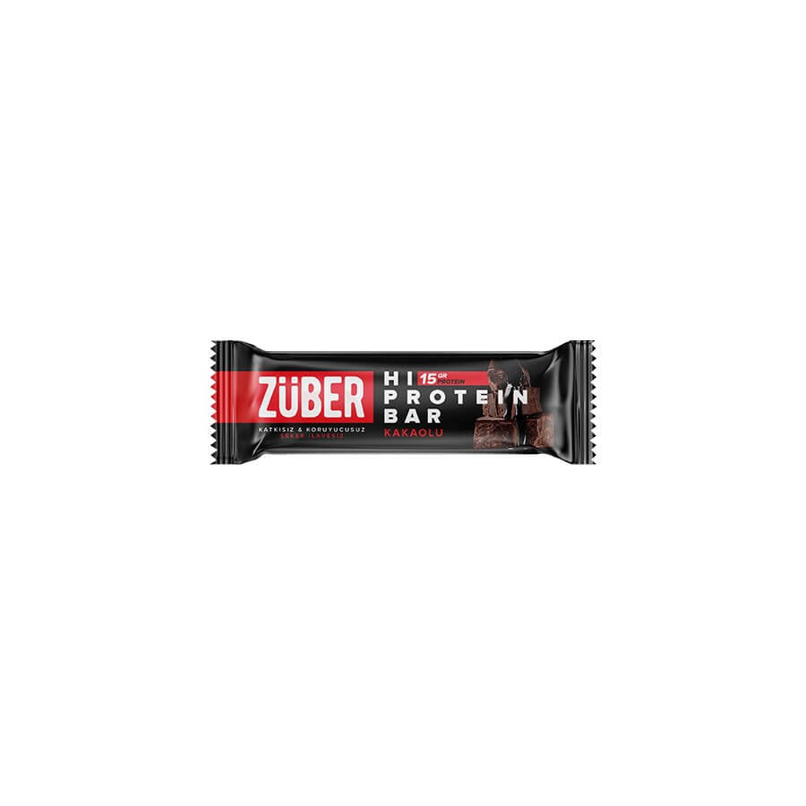 Züber Sugar Free Cocoa Hi-Protein Bar 45 G. - Baqqalia.com - The Best Shop to Buy Turkish Food and Products - Worldwide Free Shipping for Every Order Above 100 USD