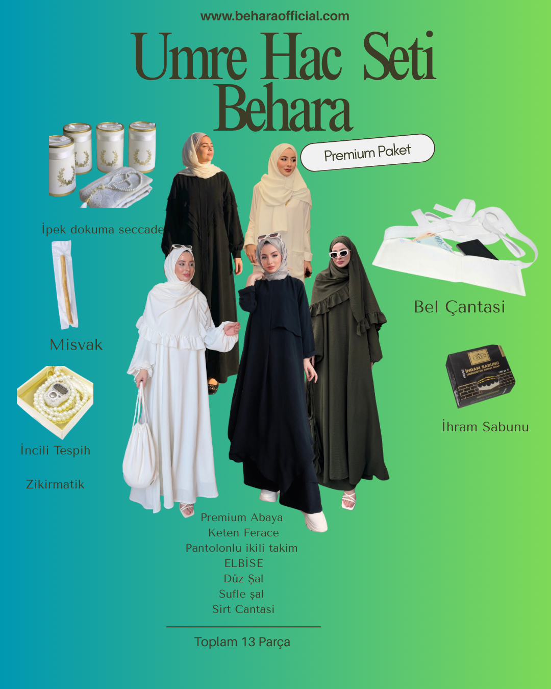 BEHARA UMRE HAC SETİ PREMİUM
