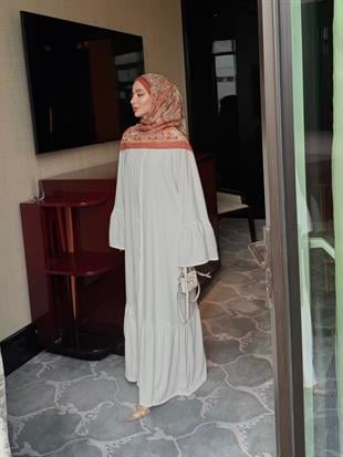 AHU ABAYA BEYAZ