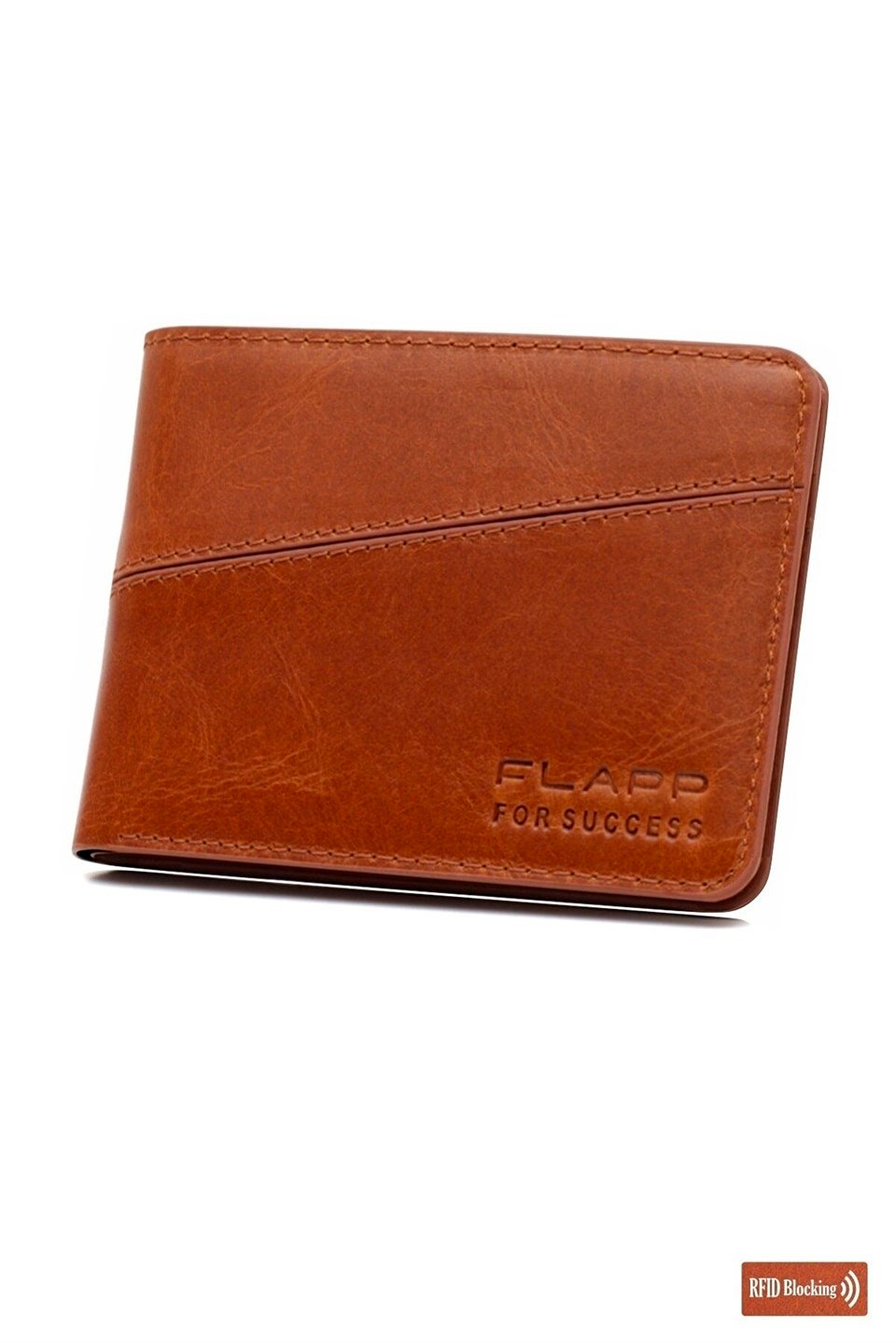 Flapp Hakiki Deri Crazy Taba Rfıd Engelleyici Mini