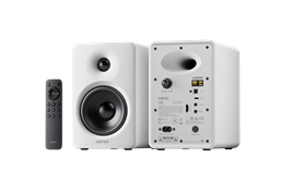 Edifier M90 Kompakt Aktif Hoparlör Beyaz ve Edifier T5 Aktif Subwoofer