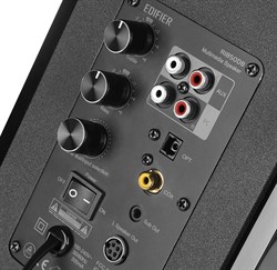 Edifier R1850DB Optic Girişli ,Bluetooth,Subwoofer Çıkışlı 4 Bas Ünitesi 2.0 Aktif Hoparlör 70W RMS Piyano Siyah