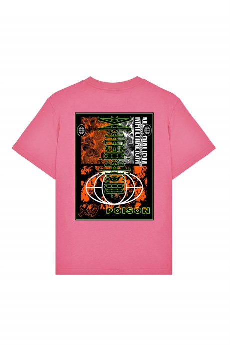 MATERIALISM PRINTED KADIN OVERSIZE TSHIRT