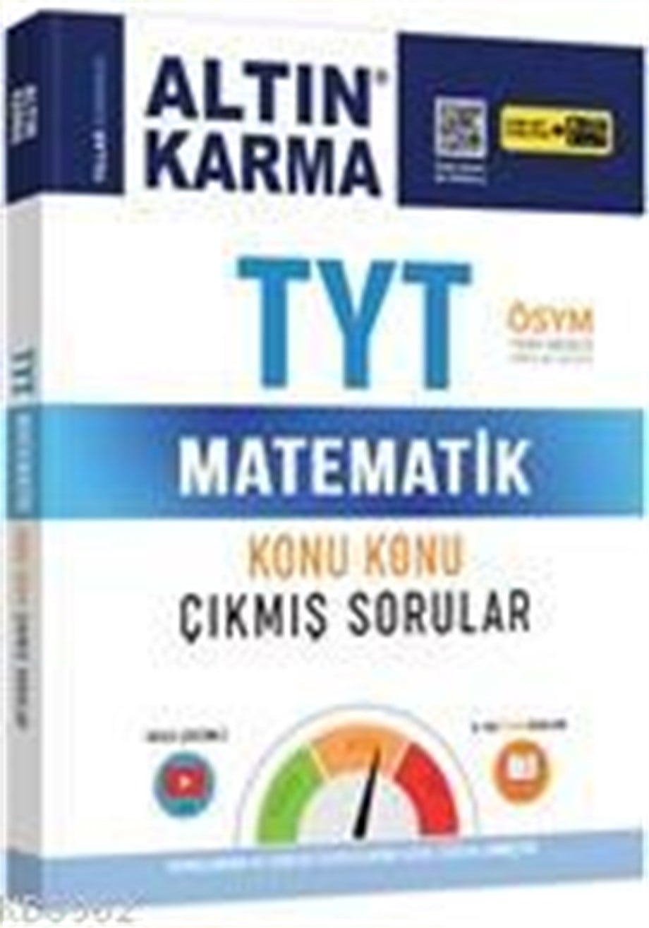 Altın Karma Yayınları TYT Matematik Konu Konu Çıkmış Sorular Altın Karma 