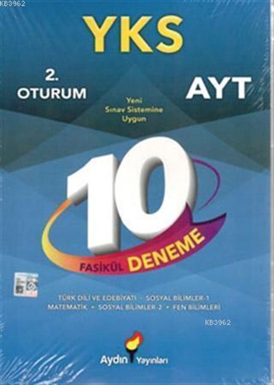 Aydın Yayınları AYT 10 Fasikül Deneme Aydın 