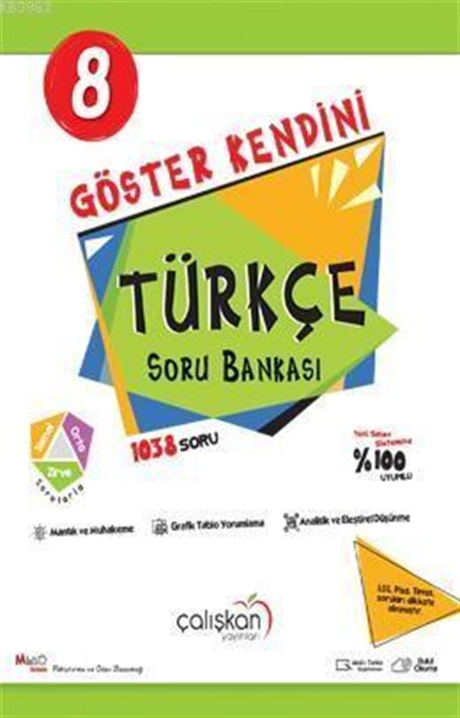 Çalışkan Yayınları 8. Sınıf LGS Türkçe Göster Kendini Soru Bankası Çalışkan 