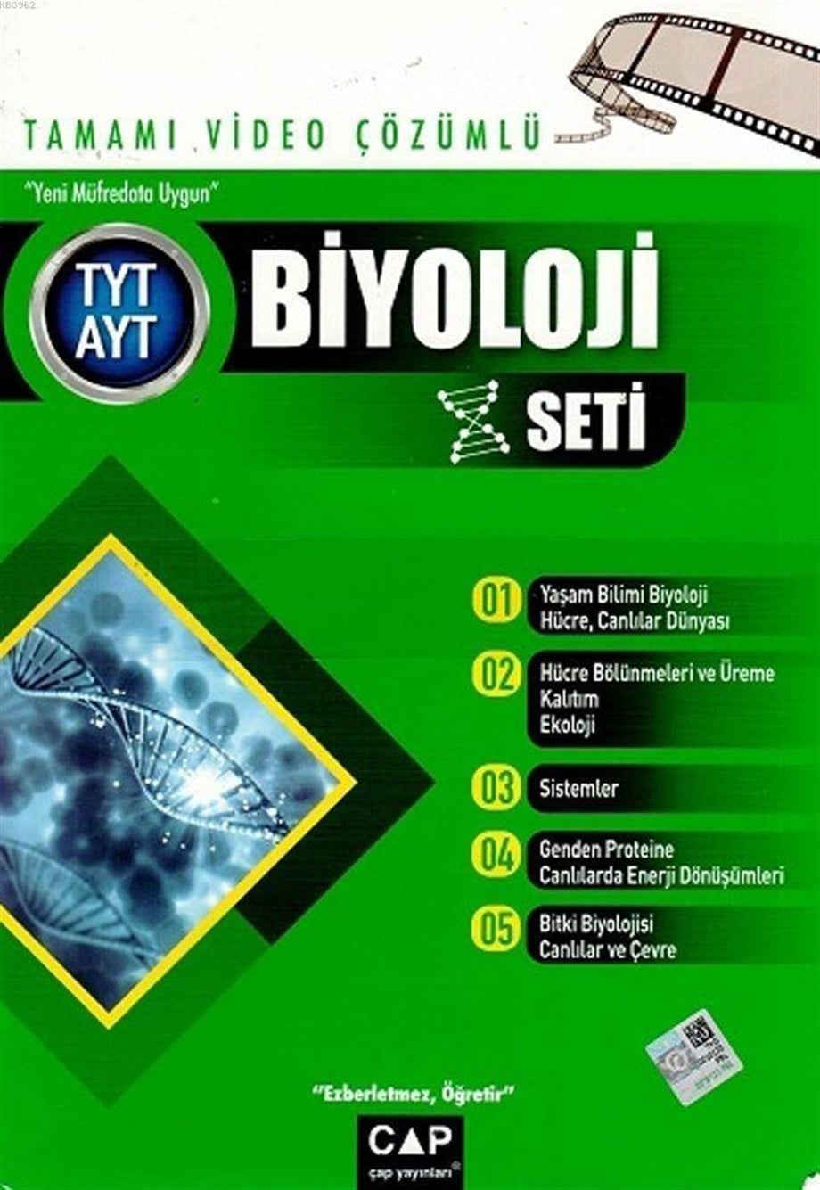 Çap Yayınları TYT AYT Biyoloji Seti Çap 