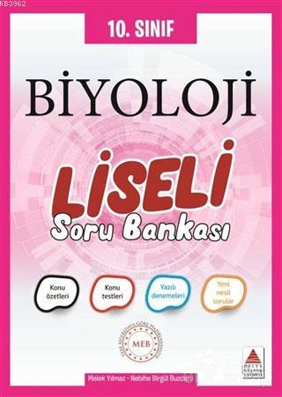 Delta Kültür Yayınları 10. Sınıf Biyoloji Liseli Soru Bankası Delta Kültür 