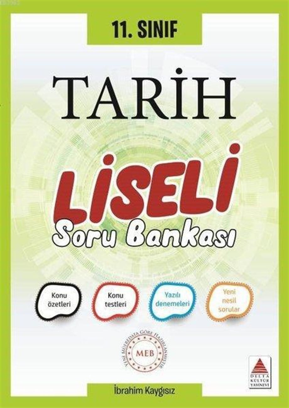 Delta Kültür Yayınları 11. Sınıf Tarih Liseli Soru Bankası Delta Kültür 