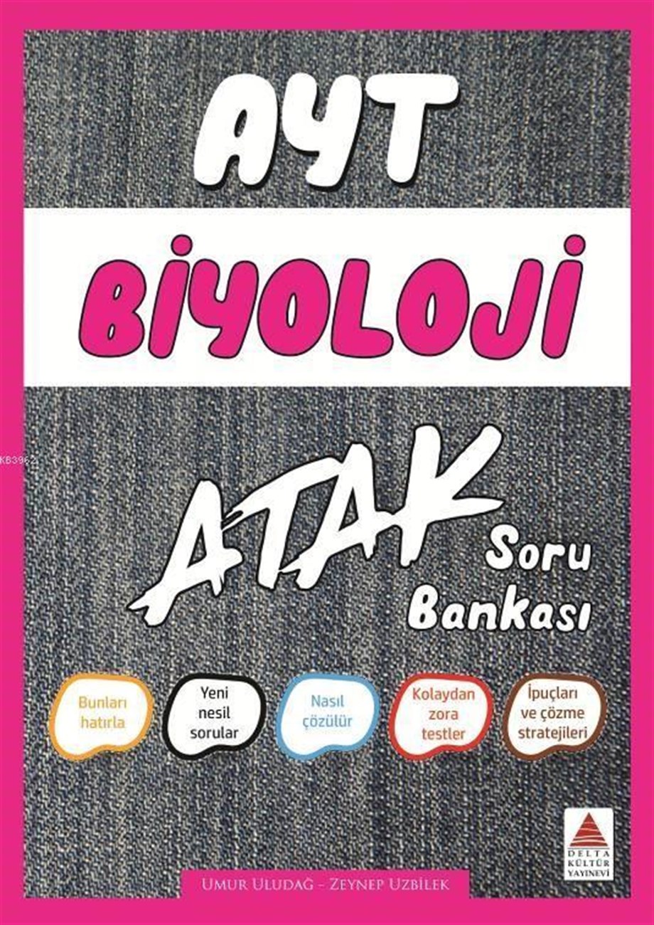 Delta Kültür Yayınları AYT Biyoloji Atak Soru Bankası Delta Kültür 
