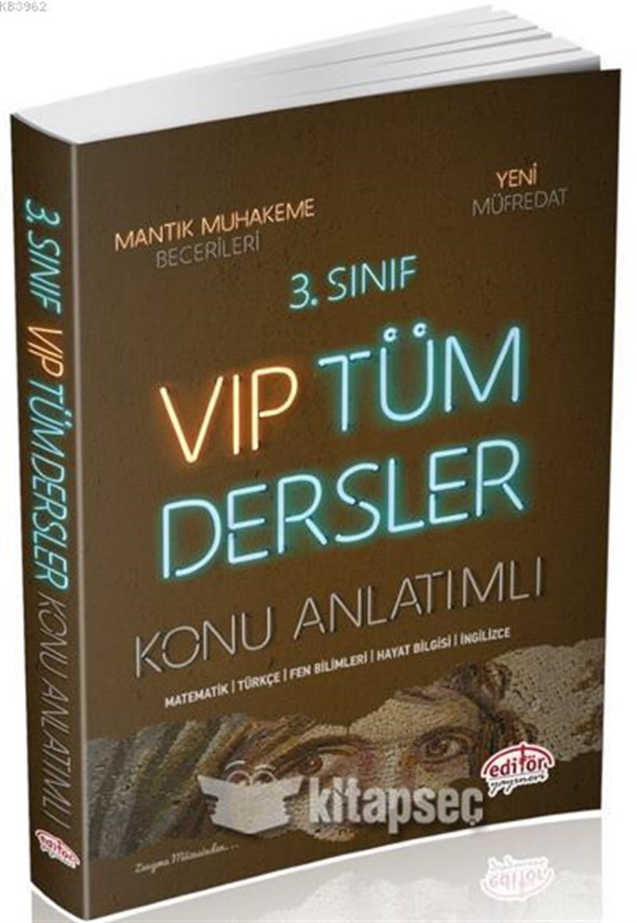 Editör 3.Sınıf Vıp Tüm Dersler Konu Anlatımlı
