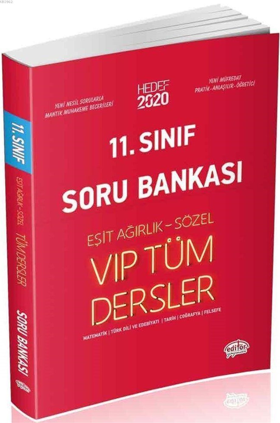 Editör Yayınları 11. Sınıf VIP Tüm Dersler Eşit Ağırlık Sözel Soru Bankası Editör 