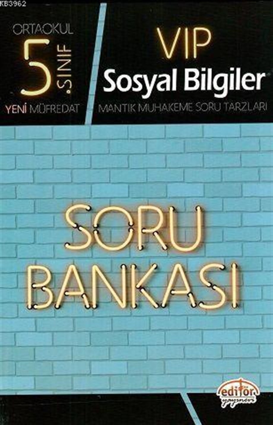Editör Yayınları 5. Sınıf VIP Sosyal Bilgiler Soru Bankası Editör 