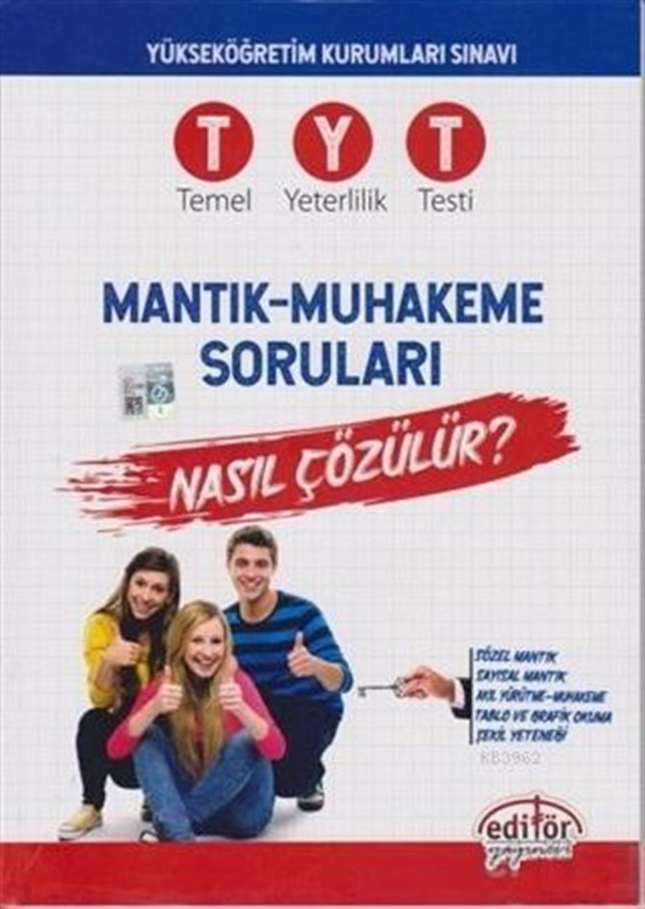 Editör Yayınları TYT Mantık Muhakeme Soruları Nasıl Çözülür Editör 