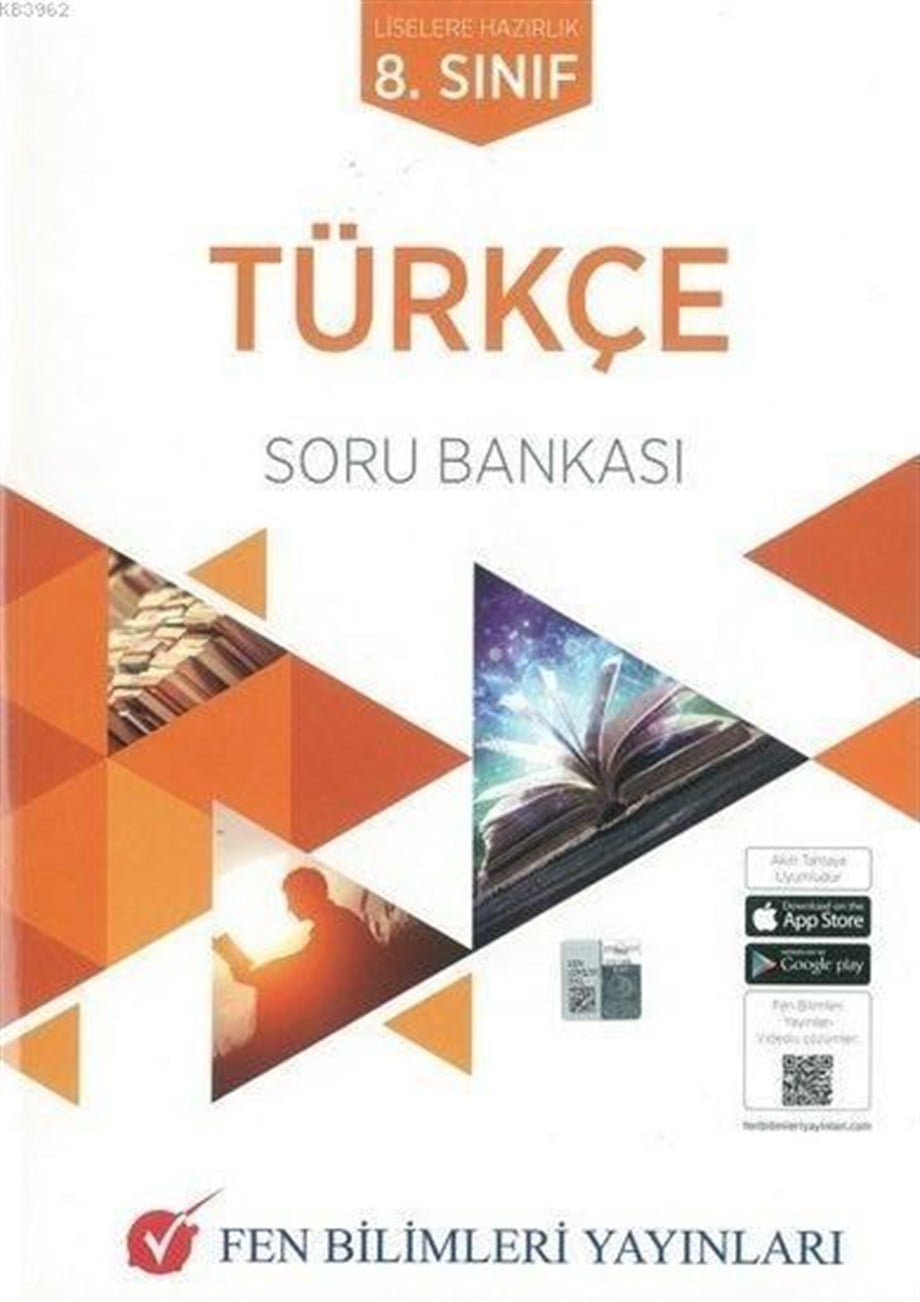 Fen Bilimleri Yayınları 8. Sınıf LGS Türkçe Soru Bankası Fen Bilimleri 