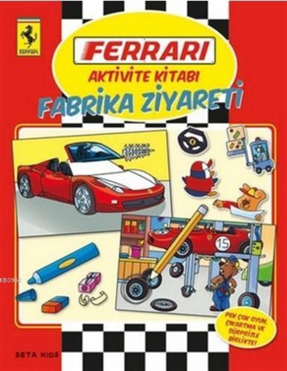 Ferrari Aktivite Kitabı - Fabrika Ziyareti