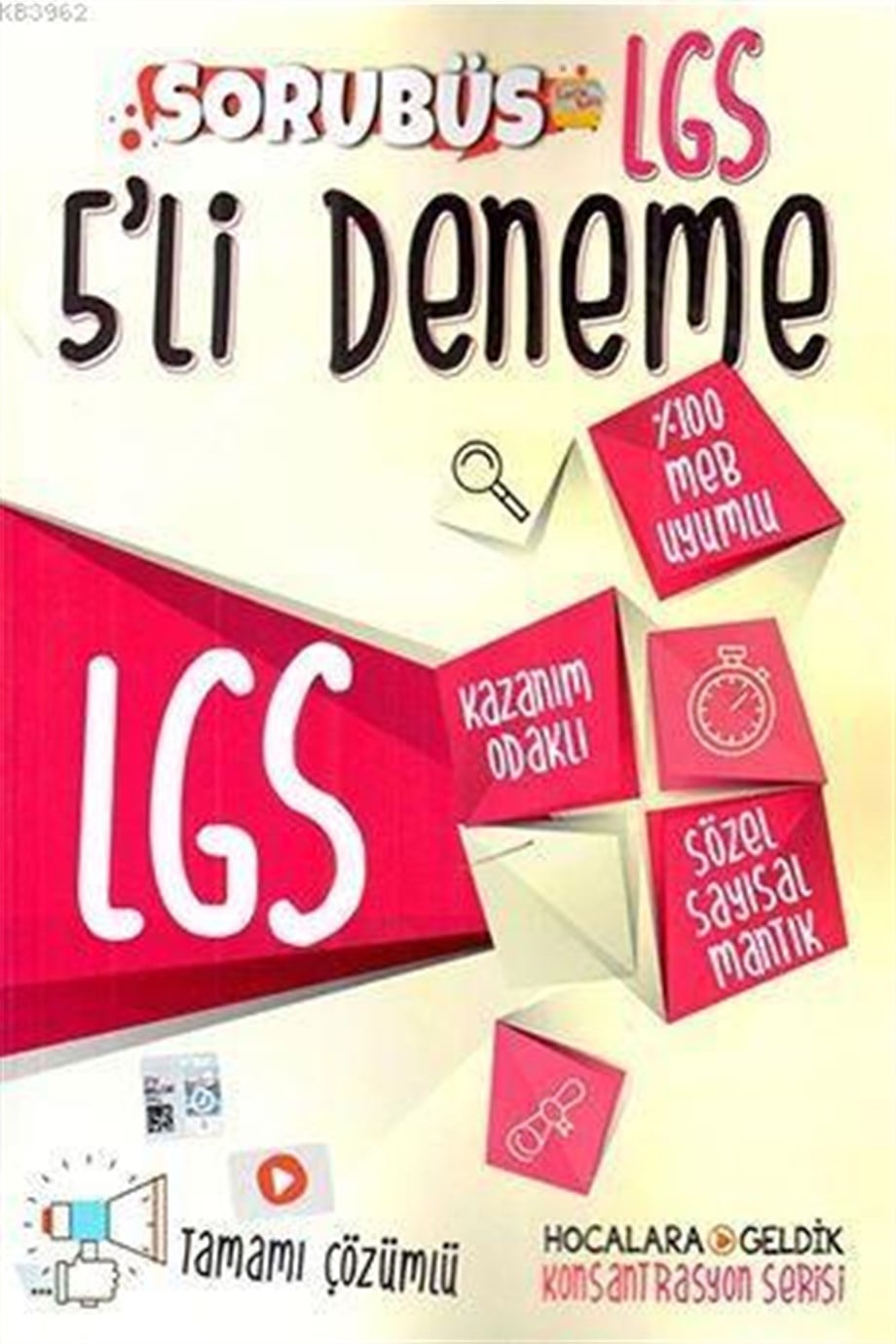 Hocalara Geldik Yayınları 8. Sınıf LGS Sorubüs 5 li Deneme Hocalara Geldik 