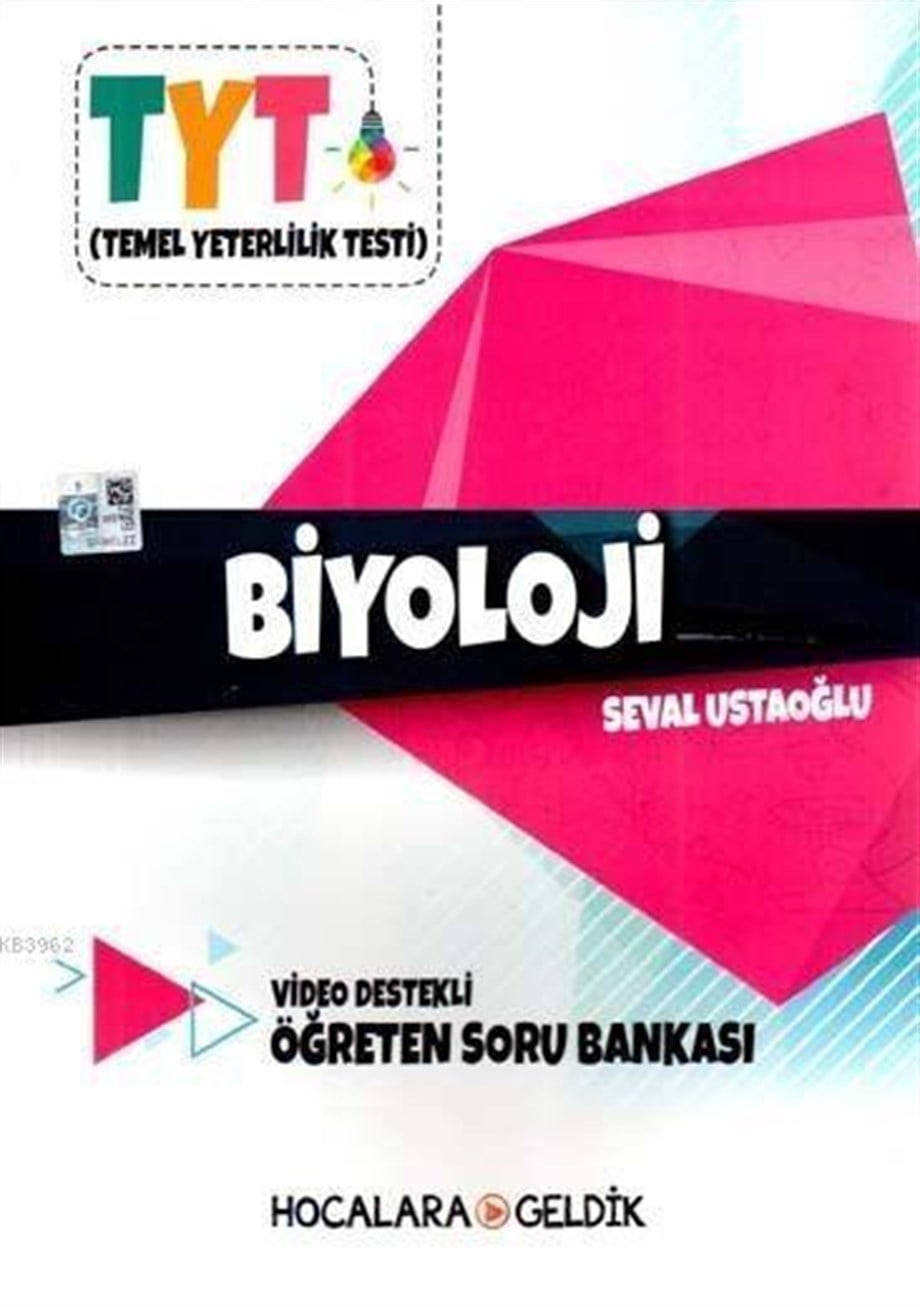 Hocalara Geldik Yayınları TYT Biyoloji Video Destekli Öğreten Soru Bankası Hocalara Geldik 