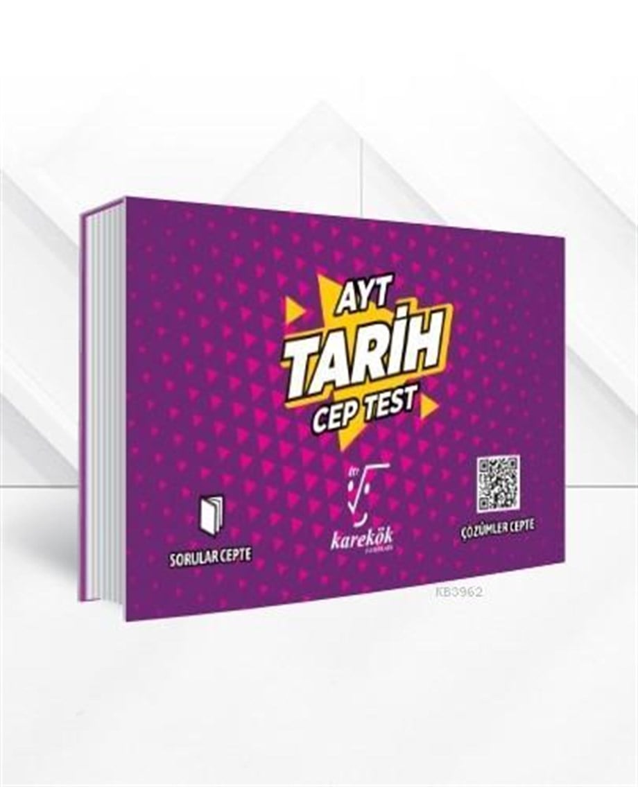Karekök Yayınları AYT Tarih Cep Test Karekök 