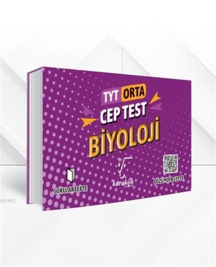 Karekök Yayınları TYT Biyoloji Orta Cep Test Karekök 