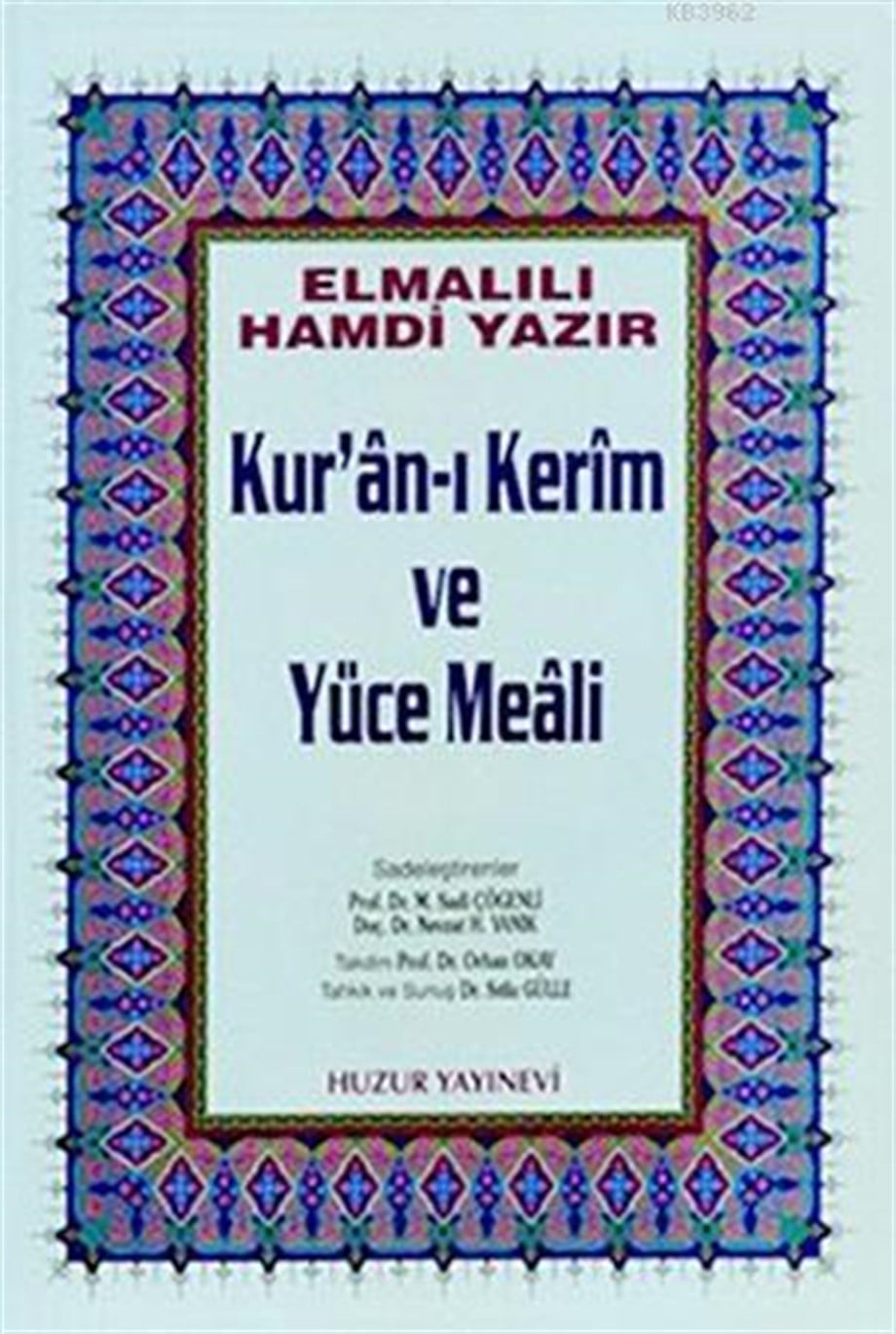 Kuran-ı Kerim ve Yüce Meali - Küçük Boy; Hafız Osman Hatlı