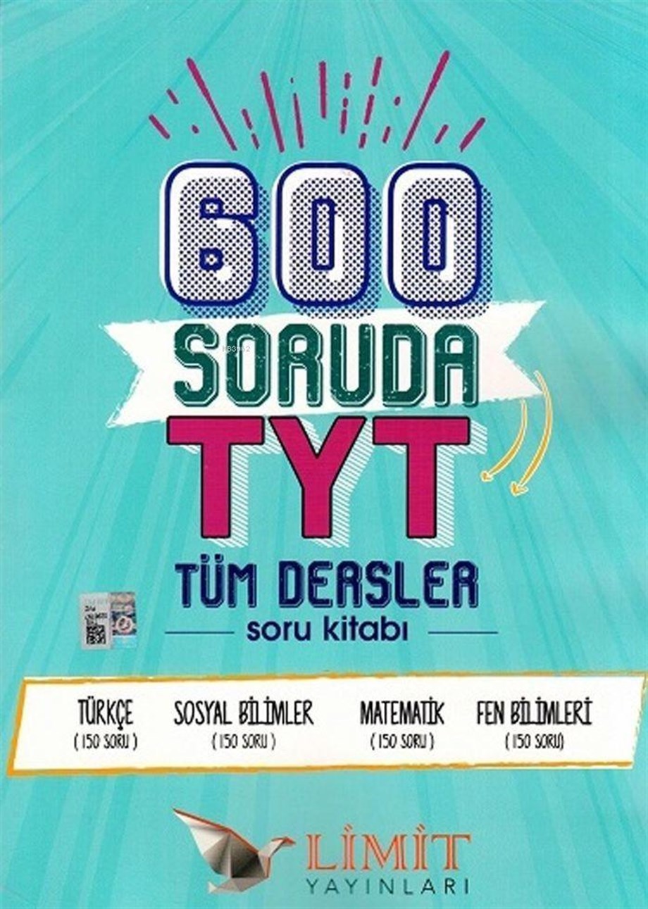 Limit Yayınları TYT Tüm Dersler 600 Soruda Soru Kitabı Limit 
