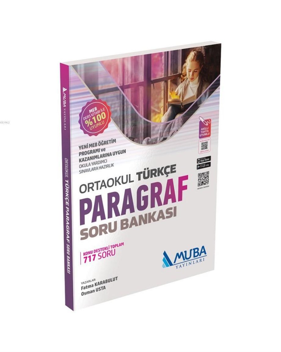 Muba Yayınları 5. 6. 7. 8. Sınıf Ortaokul Türkçe Paragraf Soru Bankası Muba 