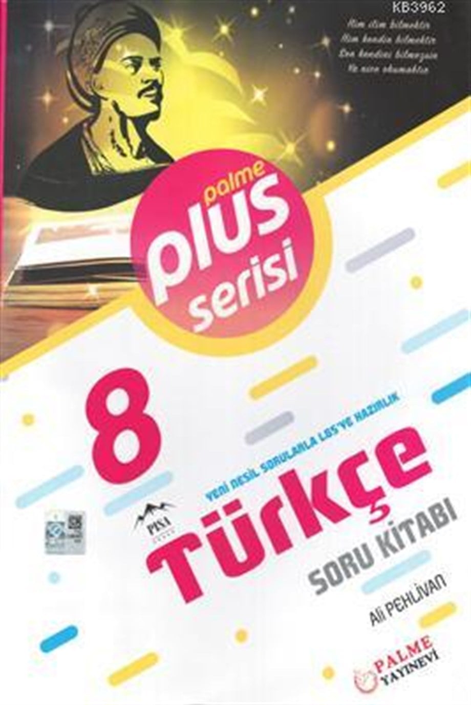 Palme Yayınları 8. Sınıf LGS Türkçe Plus Serisi Soru Kitabı Palme 