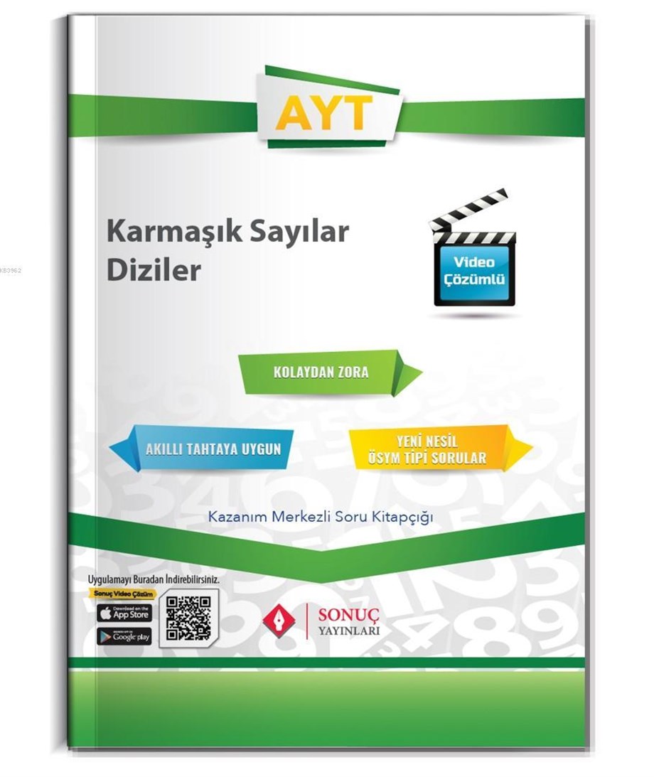 Sonuç Yayınları AYT Karmaşık Sayılar- Diziler Kazanım Merkezli Soru Kitapçığı Sonuç 