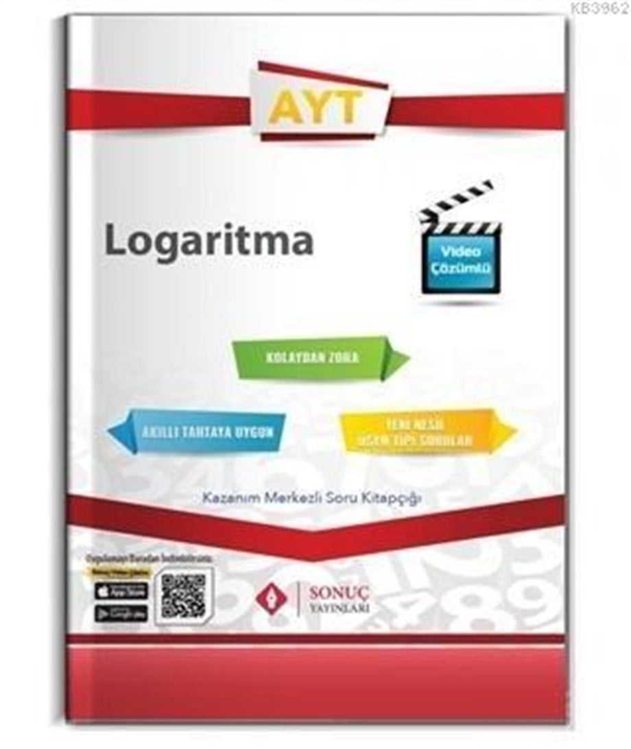 Sonuç Yayınları AYT Logaritma Kazanım Merkezli Soru Kitapçığı Sonuç 