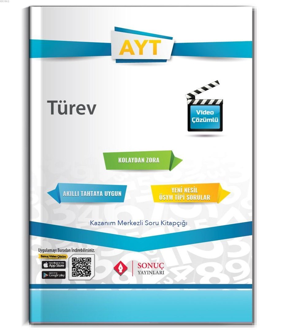 Sonuç Yayınları AYT Türev Kazanım Merkezli Soru Kitapçığı Sonuç 