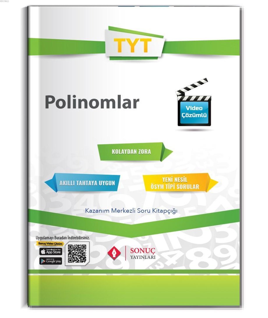 Sonuç Yayınları TYT Polinomlar Kazanım Merkezli Soru Kitapçığı Sonuç 