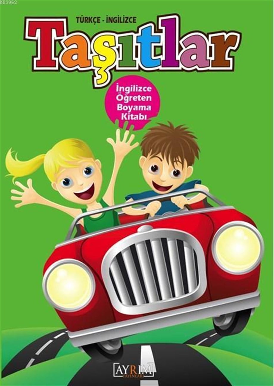 Taşıtlar; İngilizce ÖğretenBoyama Kitabı