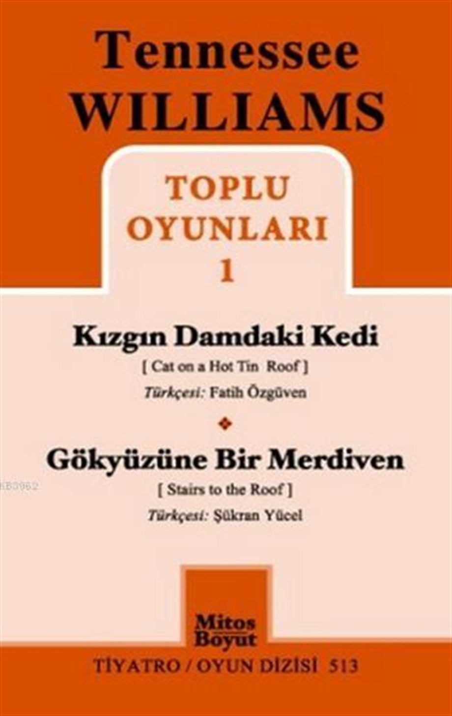 Tennessee Willams Toplu Oyunları 1; Kızgın Damdaki Kedi - Gökyüzüne Bir Merdiven