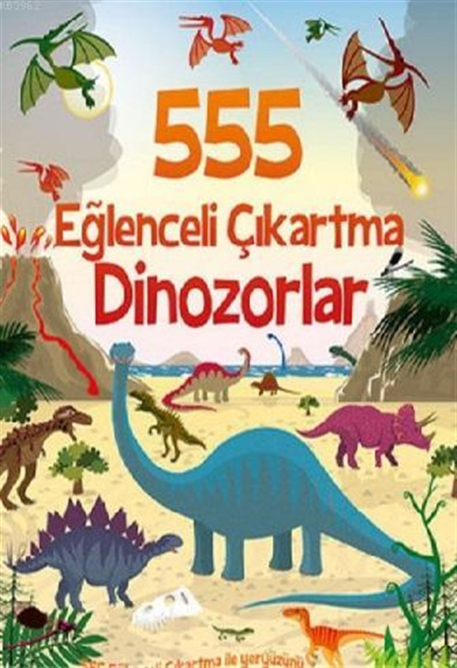 555 Eğlenceli Çıkartma Dinozorlar